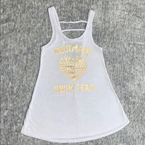 White Swimsuit Cover Up